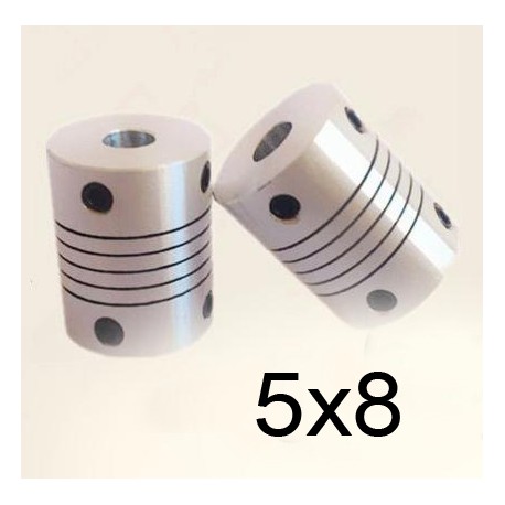 8mm - Accoppiamento Flessibile A Disco Singolo Da 10mm Accoppiatore Albero Mp2626 8 10
