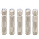 5 Pezzi Ugello In Acciaio Inox Con Tubo PTFE Per Stampante 3D MK8 – Filetto M6, Per Filamento 1,75 Mm, Lunghezza 40 Mm - 2