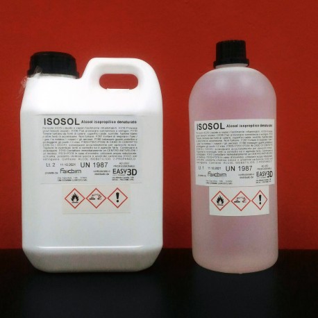 Alcool Isopropilico IPA isosol 97% Isopropanolo detergente igienizzante sanificazione