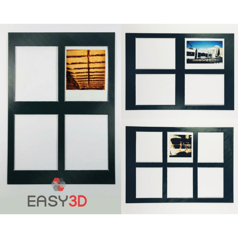 MASCHERA DI SCANSIONE per Polaroid e Fuji Instax Wide Square - scan mask  scanner scansionare fotografia istantanea